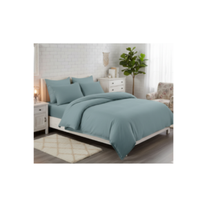Simon Baker Vintage Washed Duvet Cover Set - Duck Egg