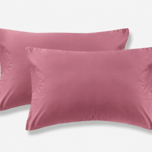 Plain Polycotton TC144 Cranberry Pillowcases