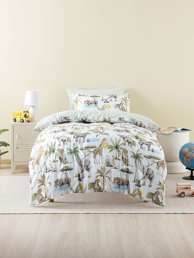 Sunny Safari Duvet Cover Set