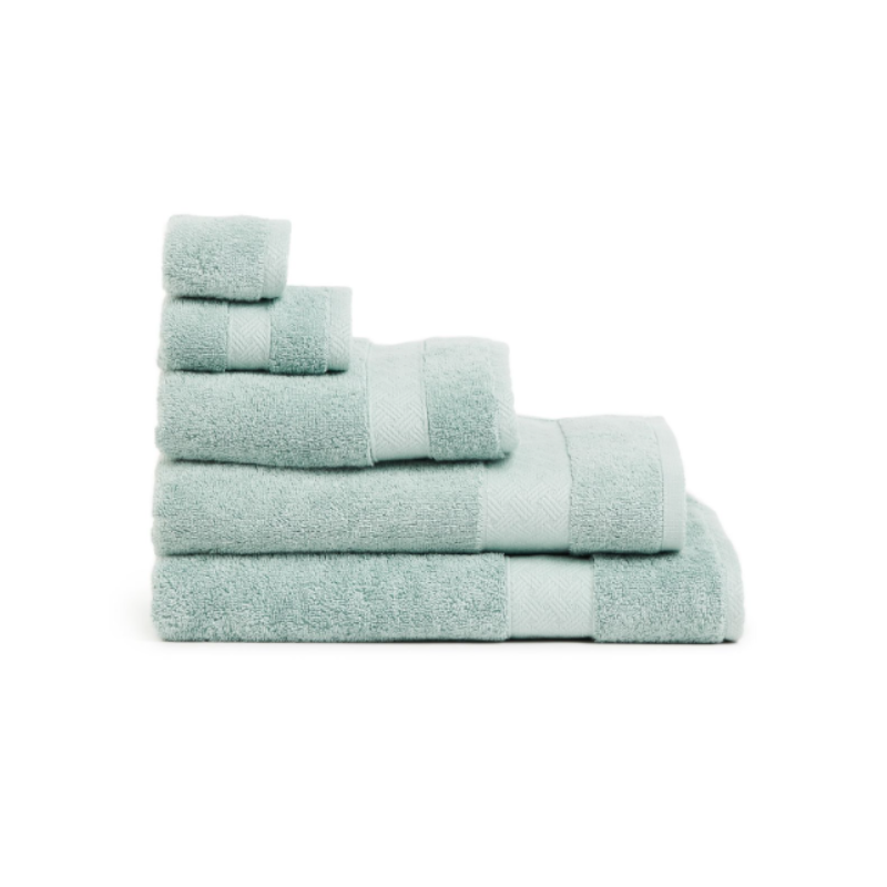 Luxury Hotel  630gsm Cotton Towels - Duck Egg