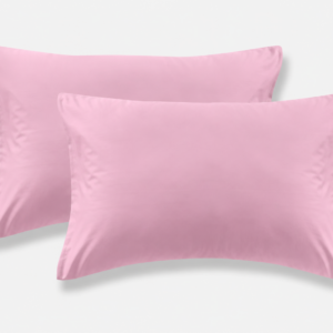 Plain Polycotton TC144 Pink Pillowcases