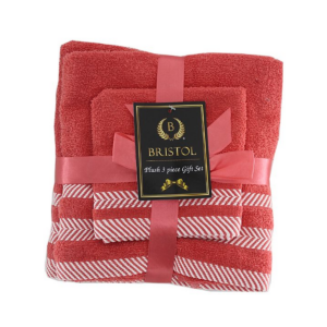 Plush Coral 3PC Towel Set